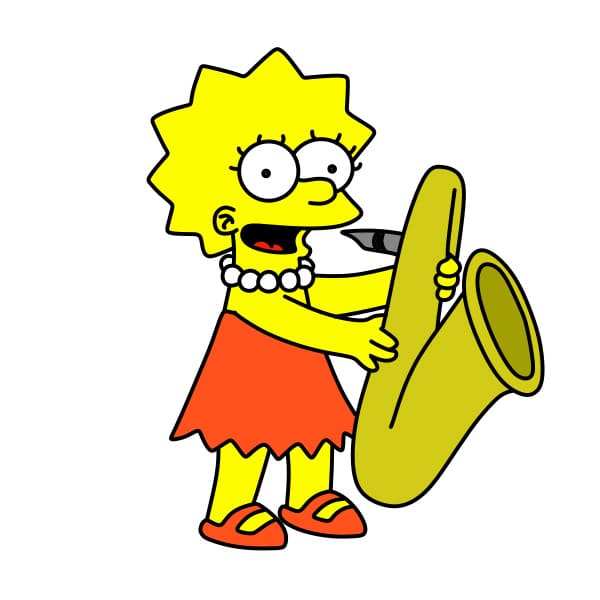 dibujos de Lisa Simpson