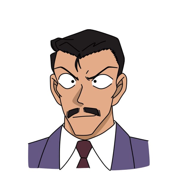 dibujos de Mori Kogoro