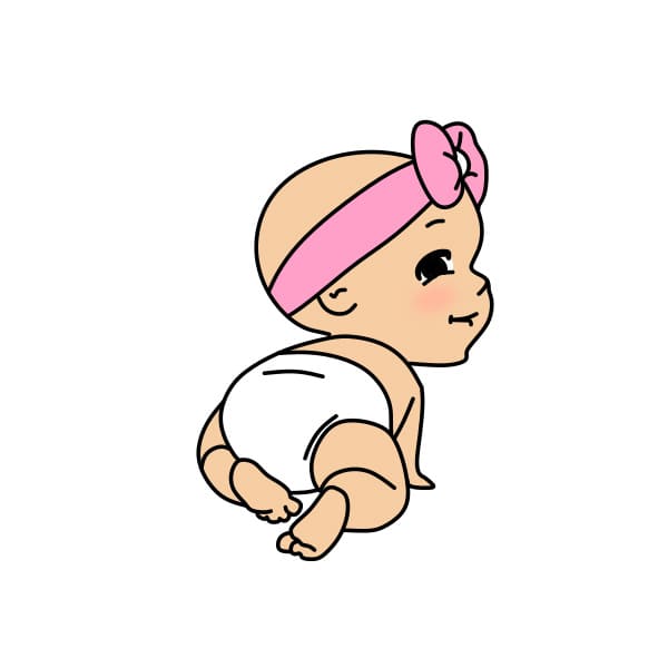 dibujos de dibujo-bebe-paso7-2