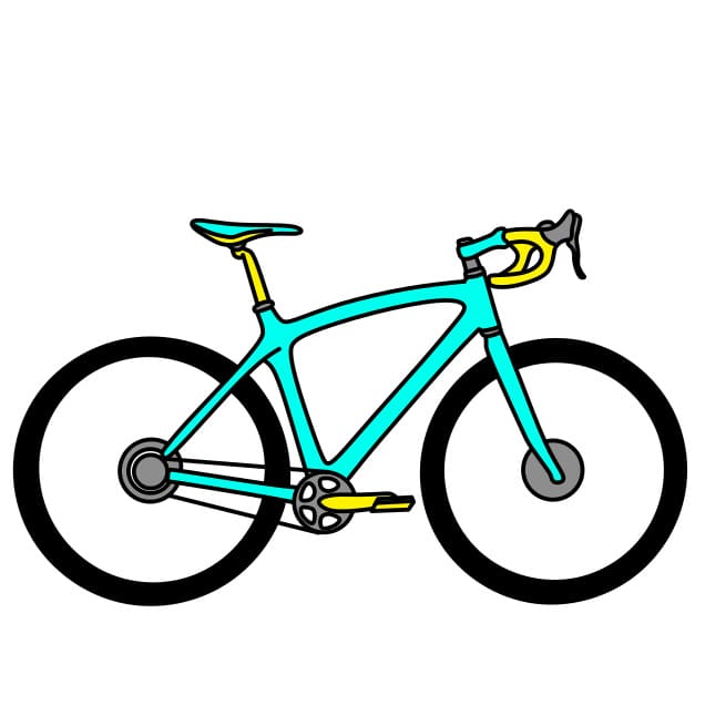 dibujos de dibujo-bicicleta-paso7