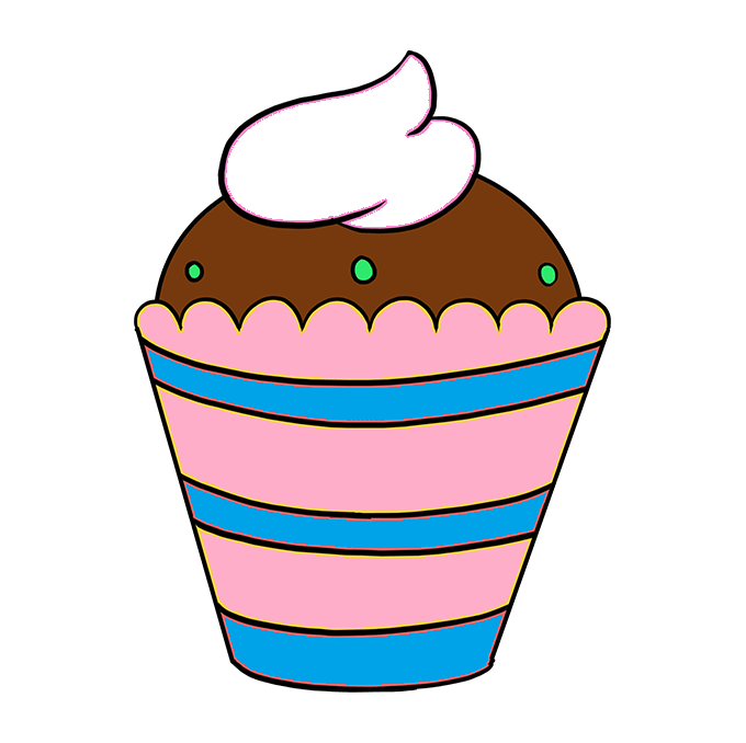 dibujos de dibujo-cupcake-paso8