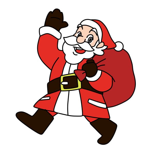 dibujos de dibujos de santa claus