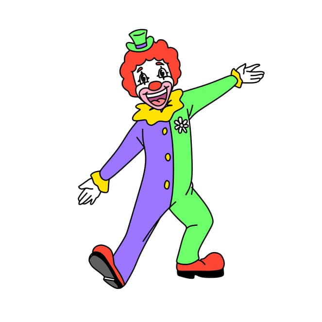 dibujos de Dibuja-un-payaso-paso11