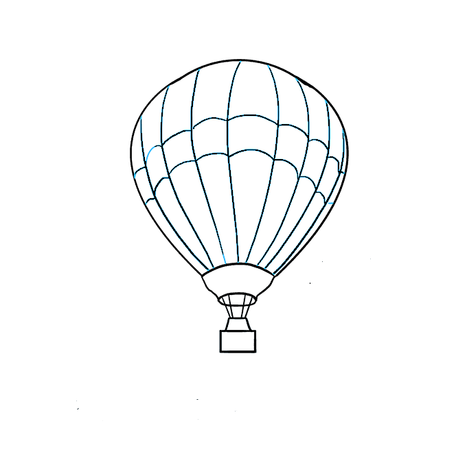 dibujos de Dibujar-globo-aerostatico-paso8