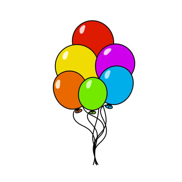 Top 57+ imagen dibujos de globos