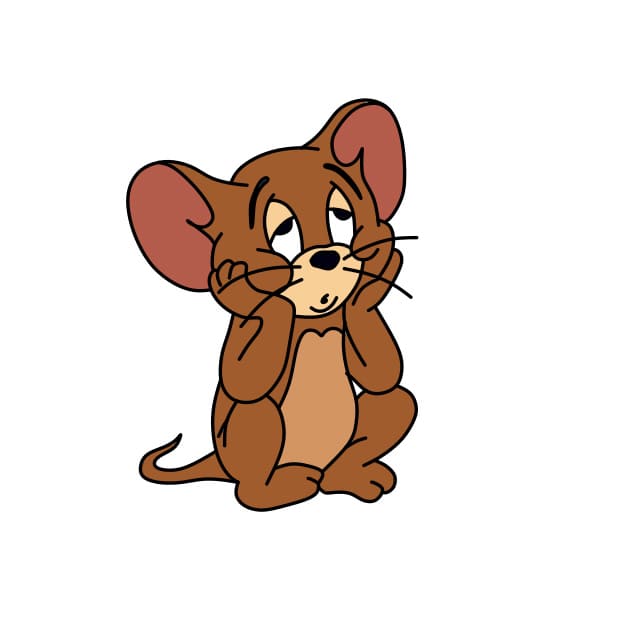 dibujos de Dibujo-De-Jerry-Mouse-paso10-3