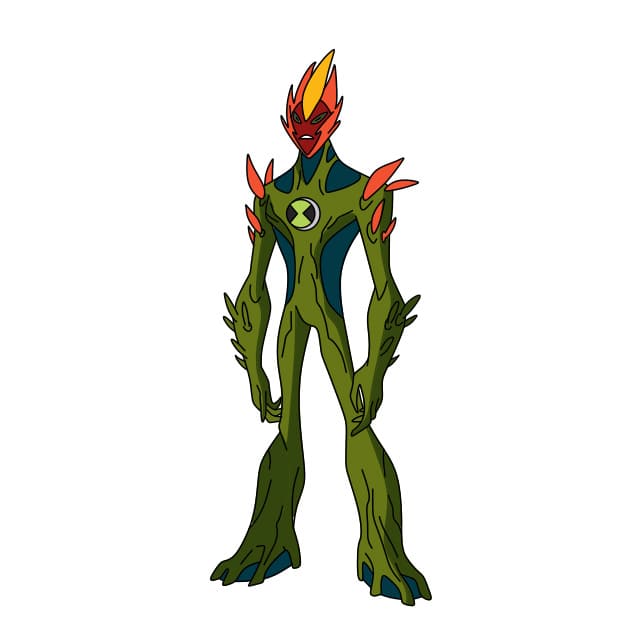 dibujos de Swampfire de Ben 10