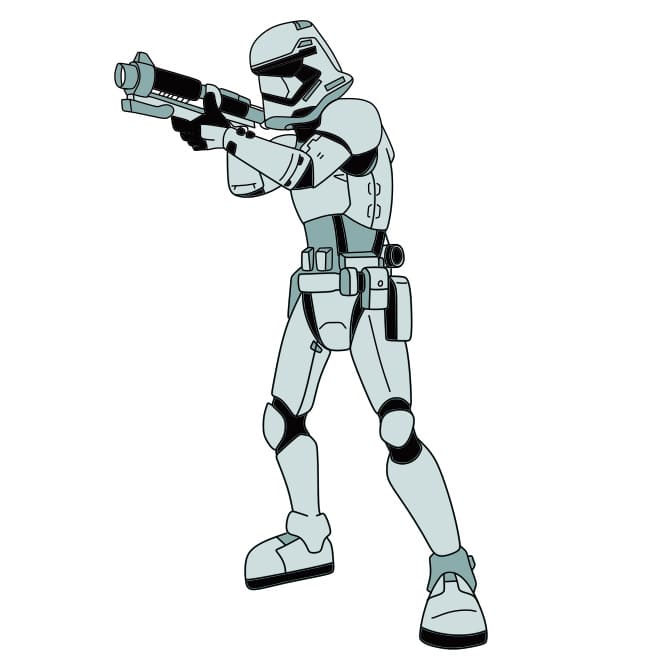 dibujos de dibujo-Stormtrooper-paso14-1
