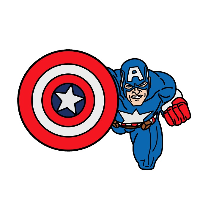 dibujos de Capitan America 5 (10)