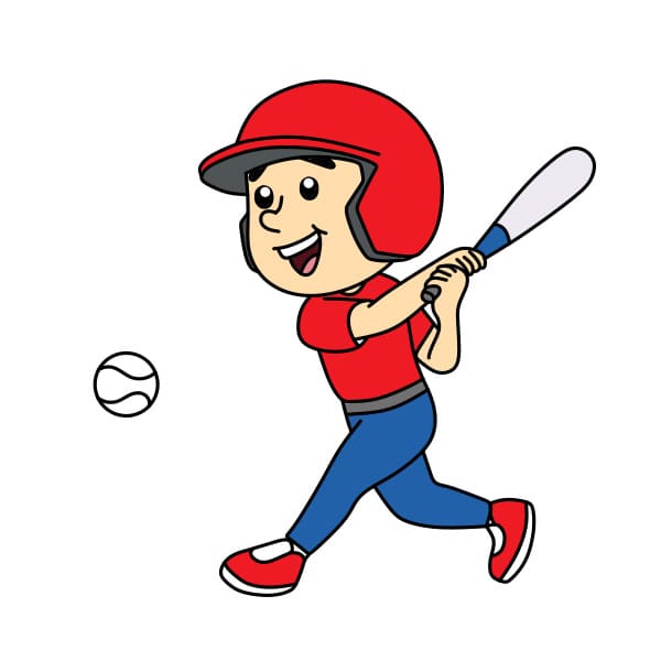 dibujos de Dibujo-De-Jugador-De-Beisbol-paso9