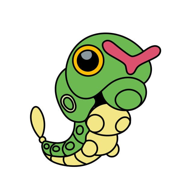 dibujos de Pokemon Caterpie