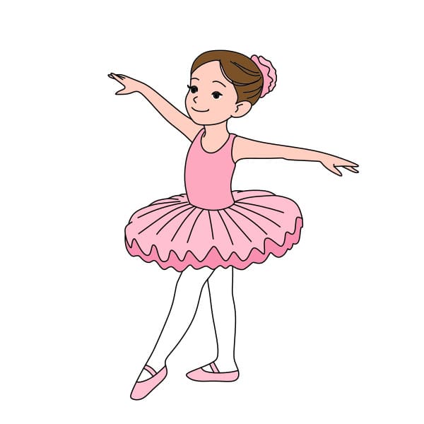 Dibujos de Bailarina de Ballet - Cómo dibujar Bailarina de Ballet paso a  paso