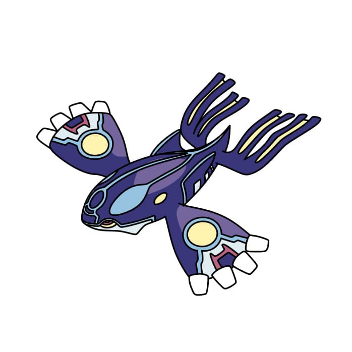 dibujos de Pokémon Kyogre