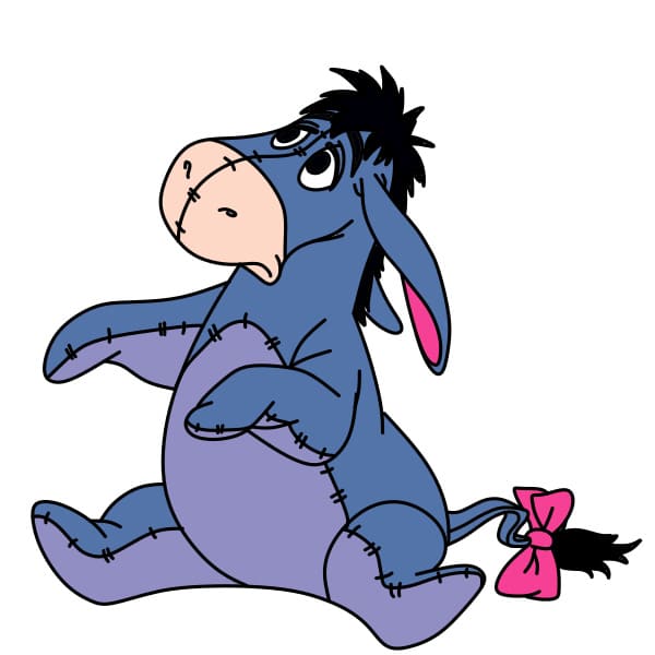 dibujos de Dibujar-un-Eeyore-paso10