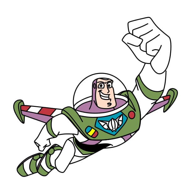 dibujos de Dibujo-Buzz-Lightyear-paso11