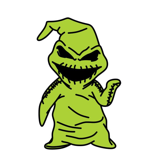 dibujos de Dibujo-De-Oogie-Boogie-paso9