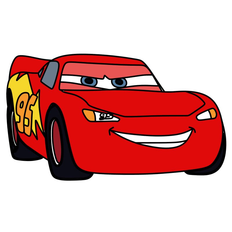 dibujos de Dibujo-De-Rayo-Mcqueen-paso11