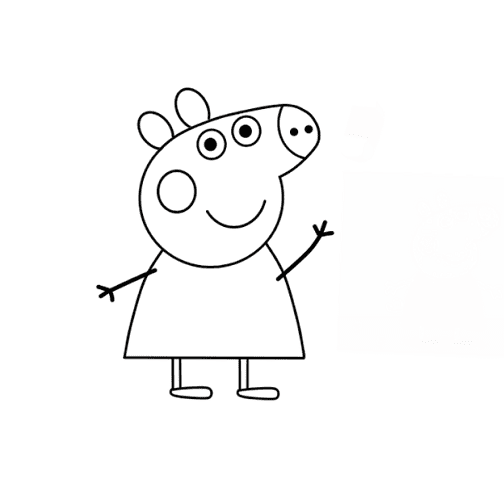 dibujos de Dibujo-Peppa-pig-paso10