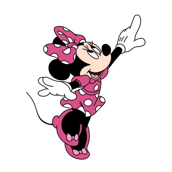 dibujos de dibujo-Minnie-mouse-paso12-1