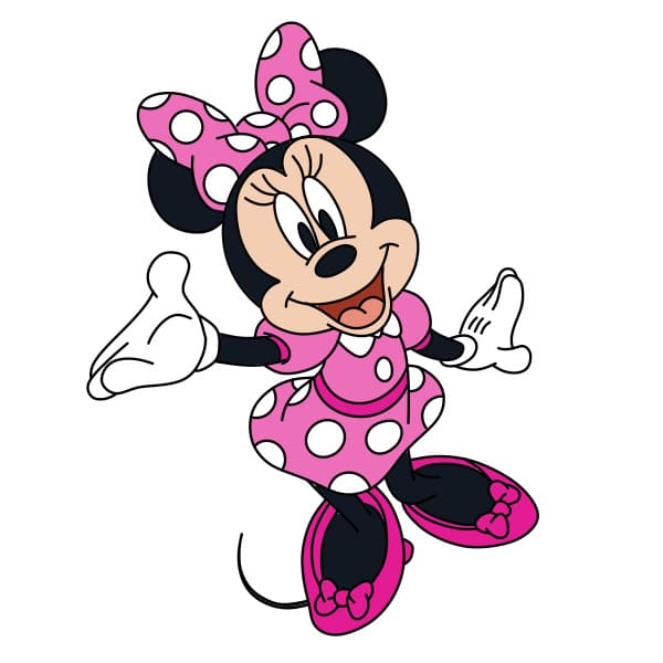 dibujos de dibujo-Minnie-mouse-paso14