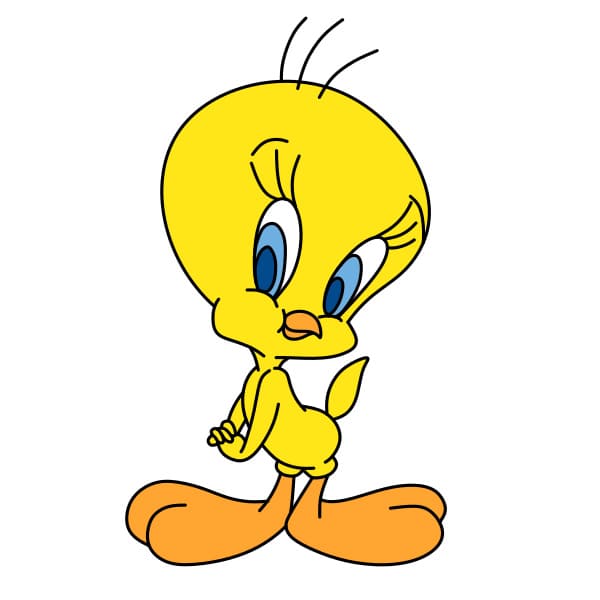 dibujos de dibujo-Piolin-paso10