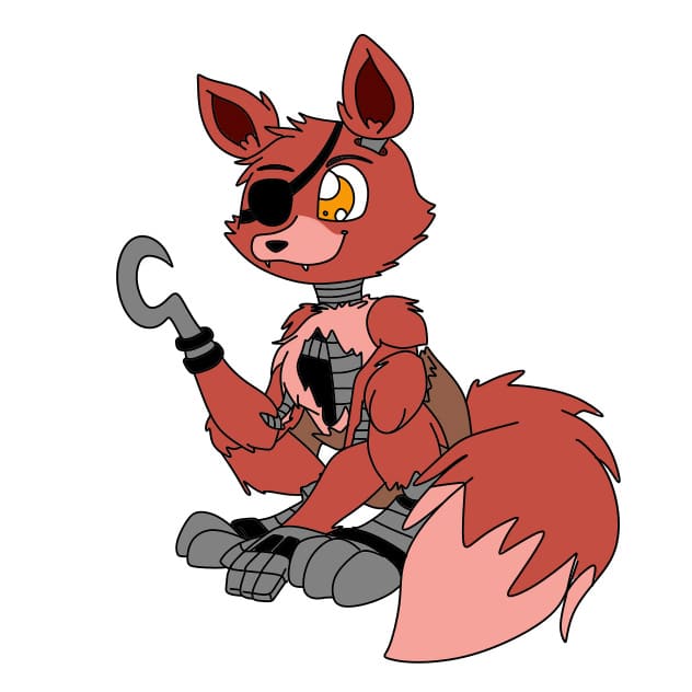 dibujos de dibujo-foxy-paso12