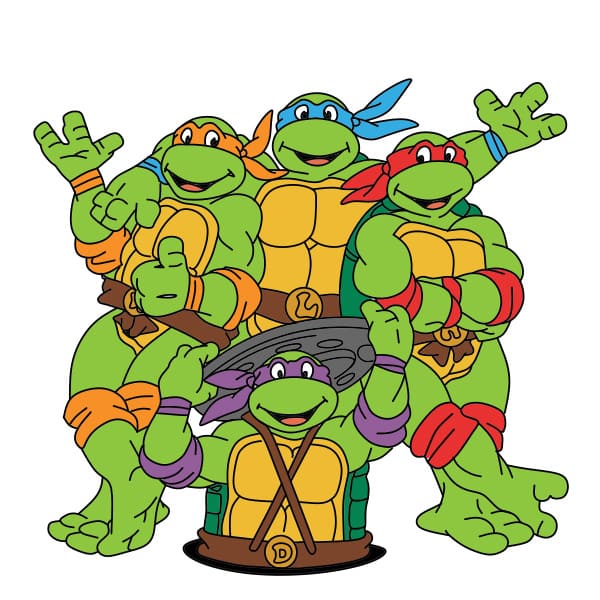 dibujos de Tortugas Ninja