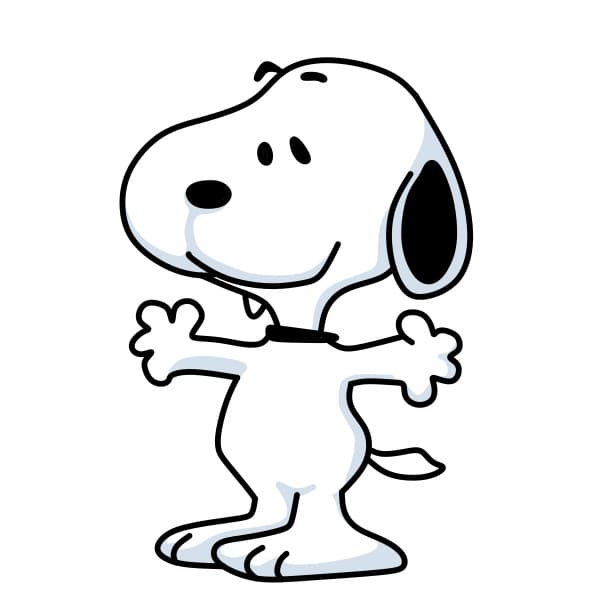 dibujos de Como-desenhar-o-Snoopy-passo-a-passo10