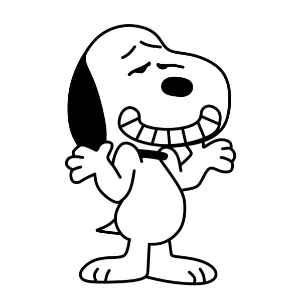 dibujos de Como-dibujar-a-Snoopy-paso8