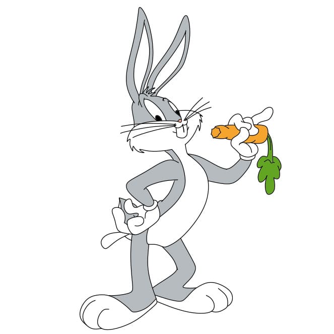 dibujos de como-dibujar-bugs-bunny-paso12-2