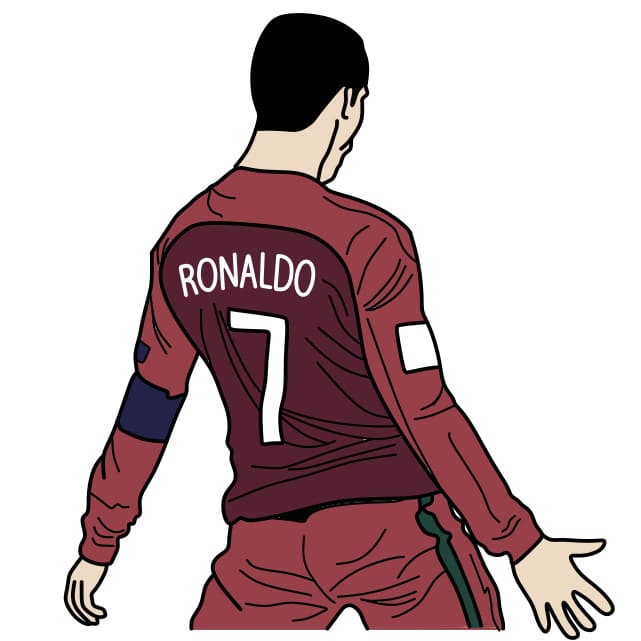 Dibujos de Cristiano Ronaldo