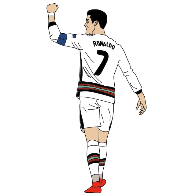 dibujos de Cristiano Ronaldo