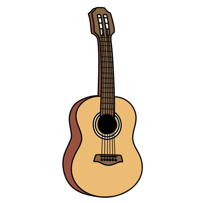 dibujos de como-dibujar-guitarra-paso8