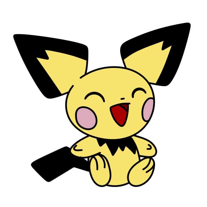 dibujos de Como-dibujar-Pokemon-Pichu-Paso-8