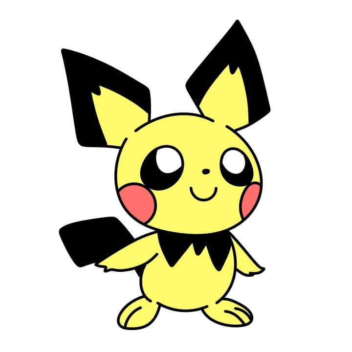 dibujos de Como-dibujar-Pokemon-Pichu-Paso-9-6