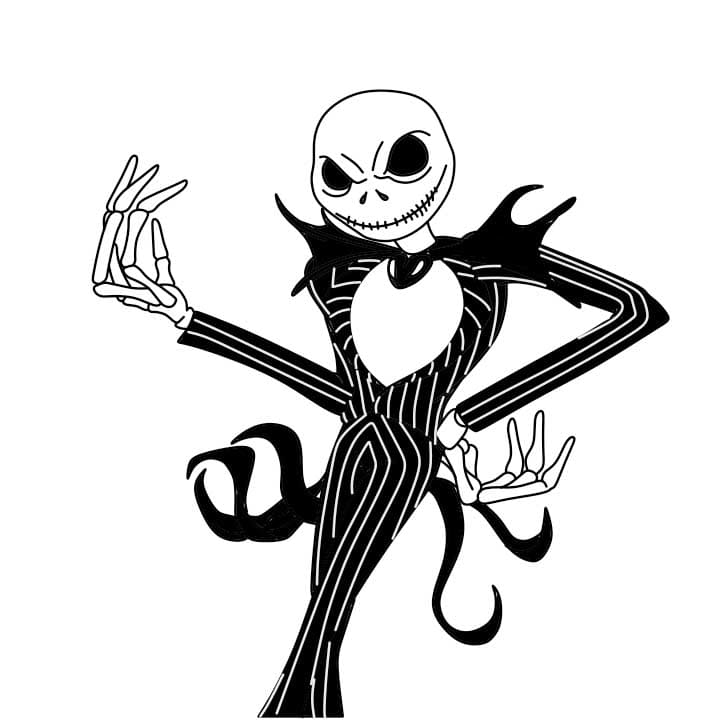 dibujos de Como-dibujar-a-Jack-Skellington-Paso-12-2