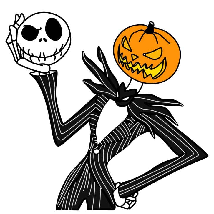 dibujos de Como-dibujar-a-Jack-Skellington-Paso-9-1