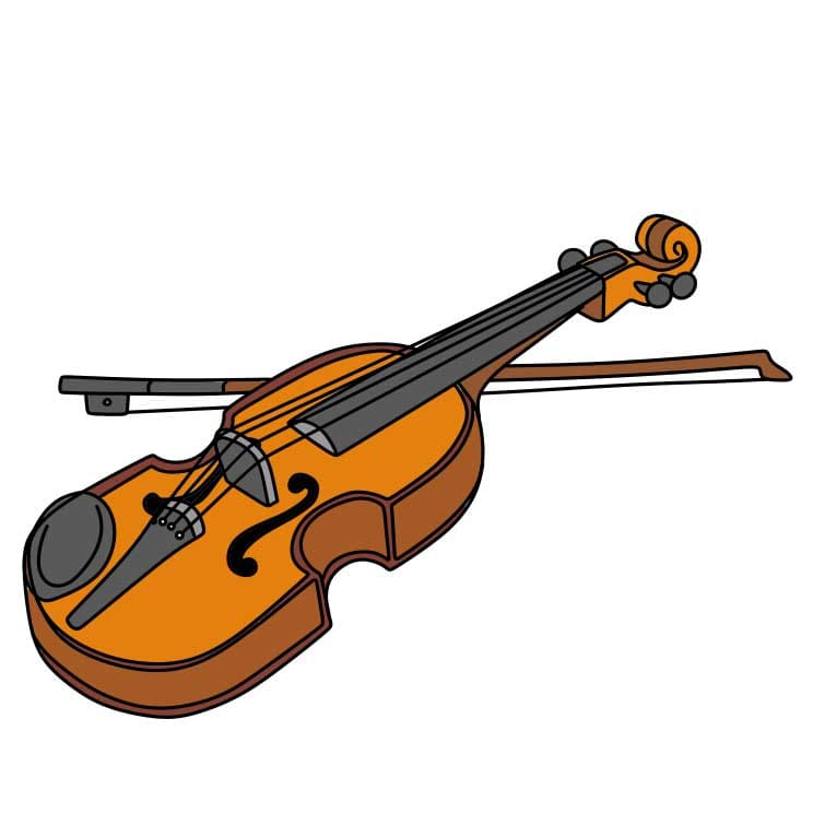 dibujos de Como-dibujar-un-violin-Paso-12-4