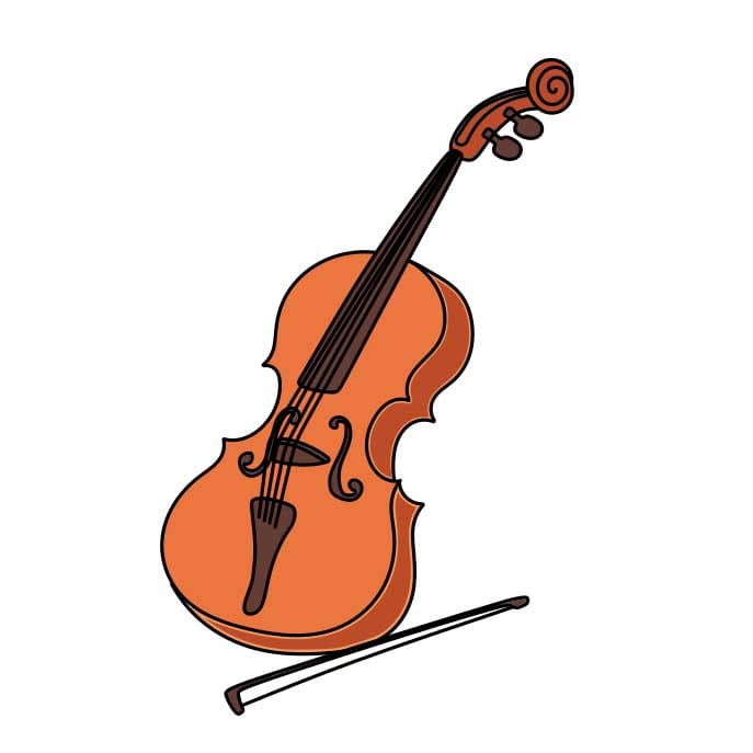 dibujos de Como-dibujar-un-violin-Paso-8-3