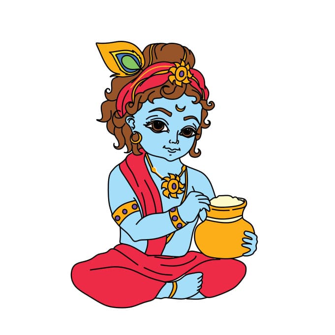 dibujos de Señor Krishna