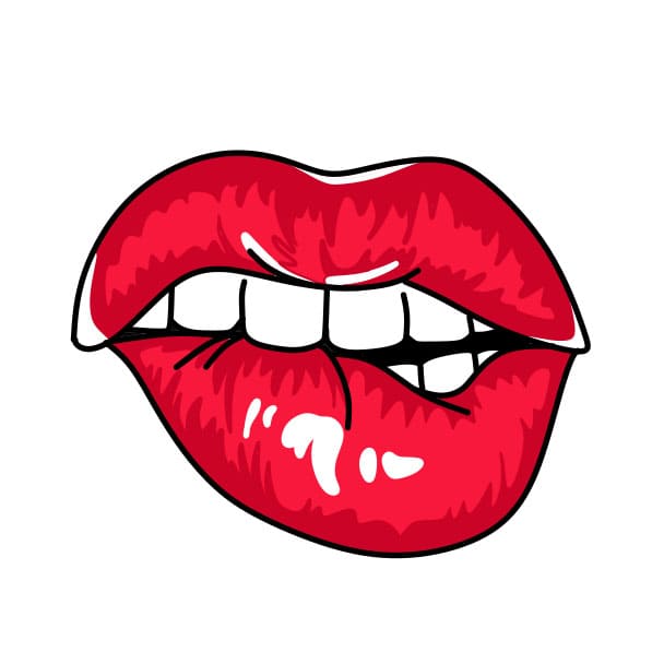 dibujos de como-dibujar-labios-paso4