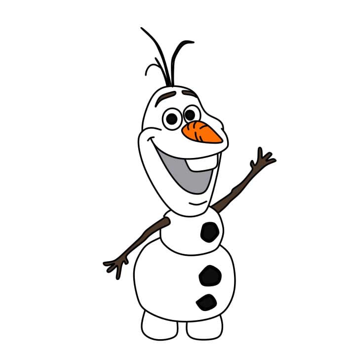 4 C mo Dibujar Olaf F cilmente Paso A Paso 4 C mo Dibujar Olaf F cilmente Paso A Paso