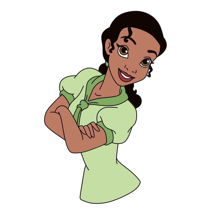 dibujos de Tiana