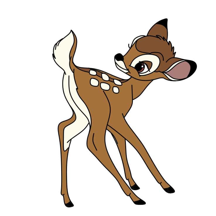 dibujos de Como-dibujar-Bambi-Paso-8-2