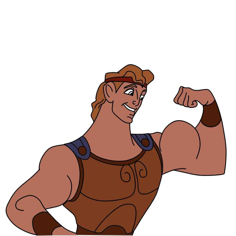 dibujos de Como-dibujar-Hercules-Paso-7-3