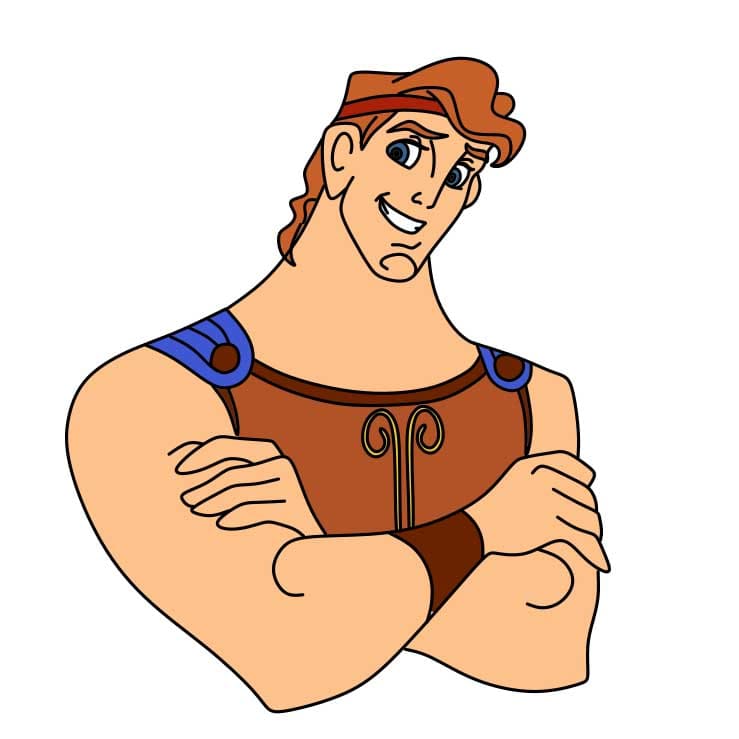 dibujos de Como-dibujar-Hercules-Paso-7