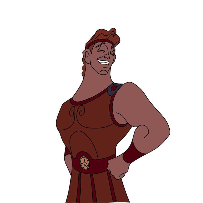 dibujos de Como-dibujar-Hercules-Paso-8-1