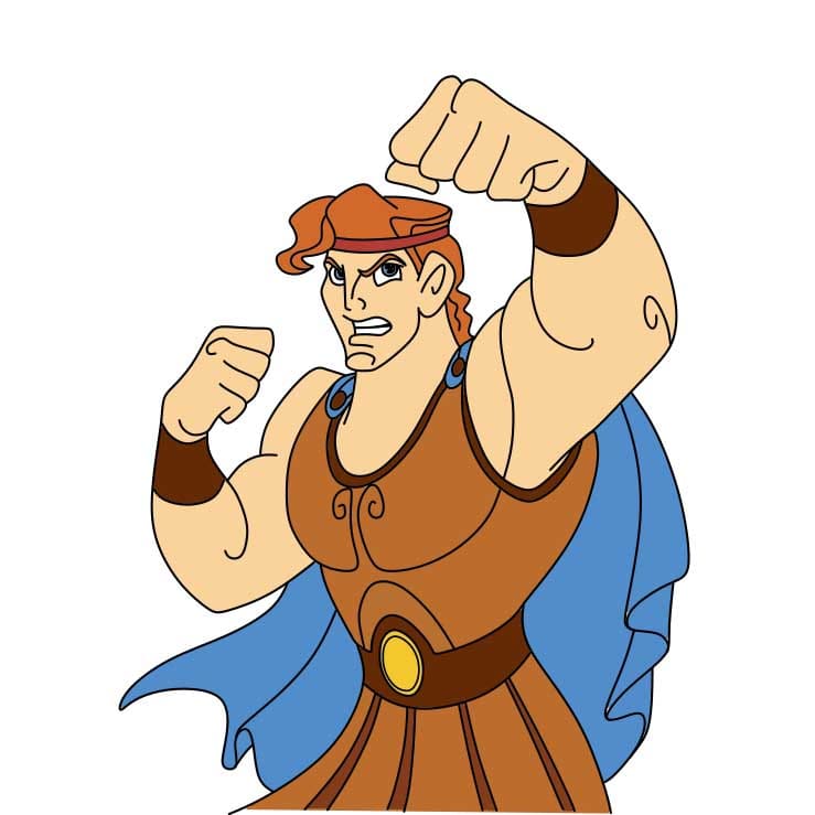 dibujos de Como-dibujar-Hercules-Paso-9