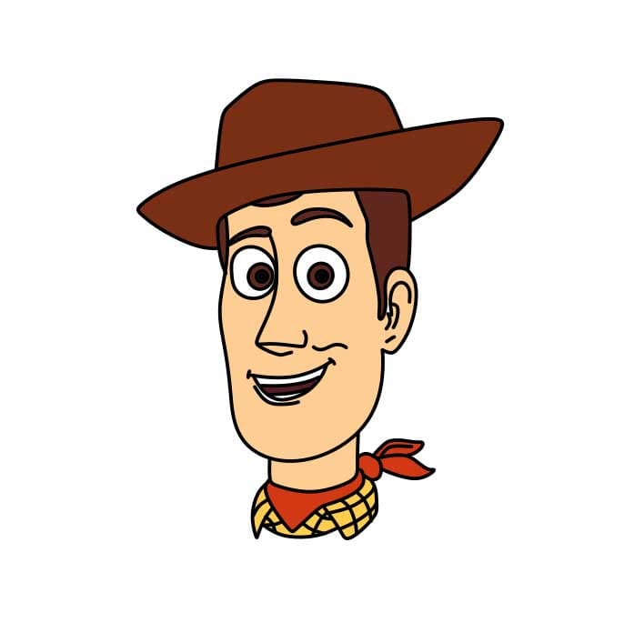 dibujos de Como-dibujar-a-Woody-Paso-7-2