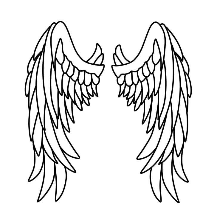 dibujos de Como-dibujar-alas-de-angel-Paso-6